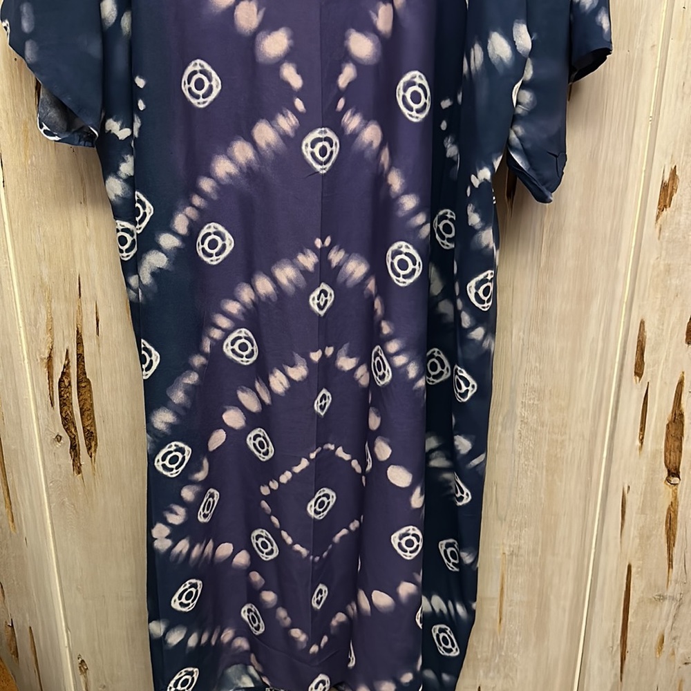 NWT Boutique Indigo Blue Moon Tie Dye Kimono - Picture 13 of 15